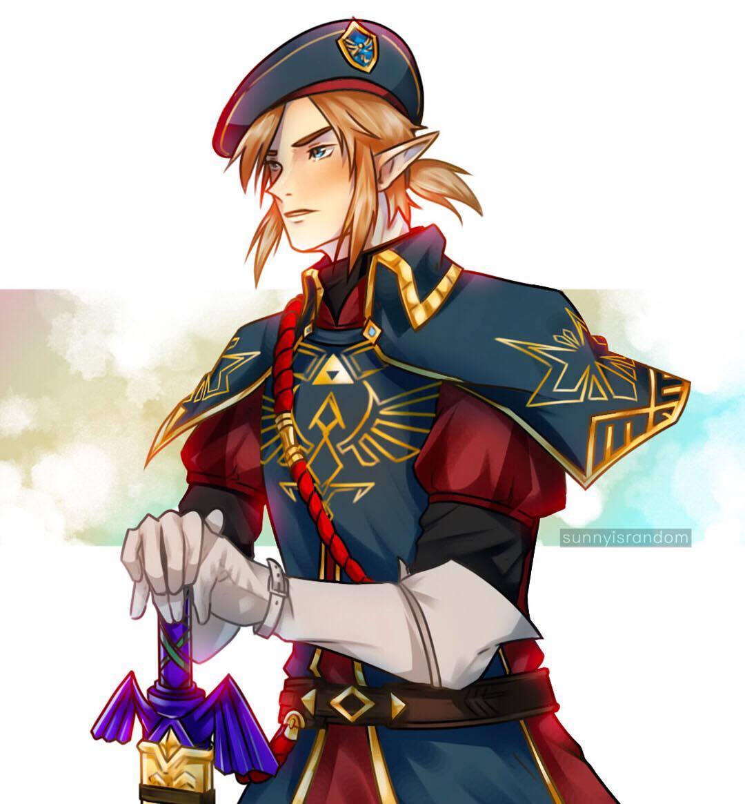 sunnyisrandom — Link in the royal guard uniform ??