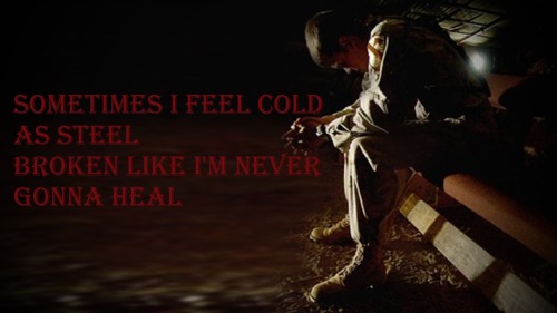 alpha—-wolf:  Was listening to a song today that had those lyrics in it. Made Old Wolfie think, that is exactly how I feel when having a PTSD attack 