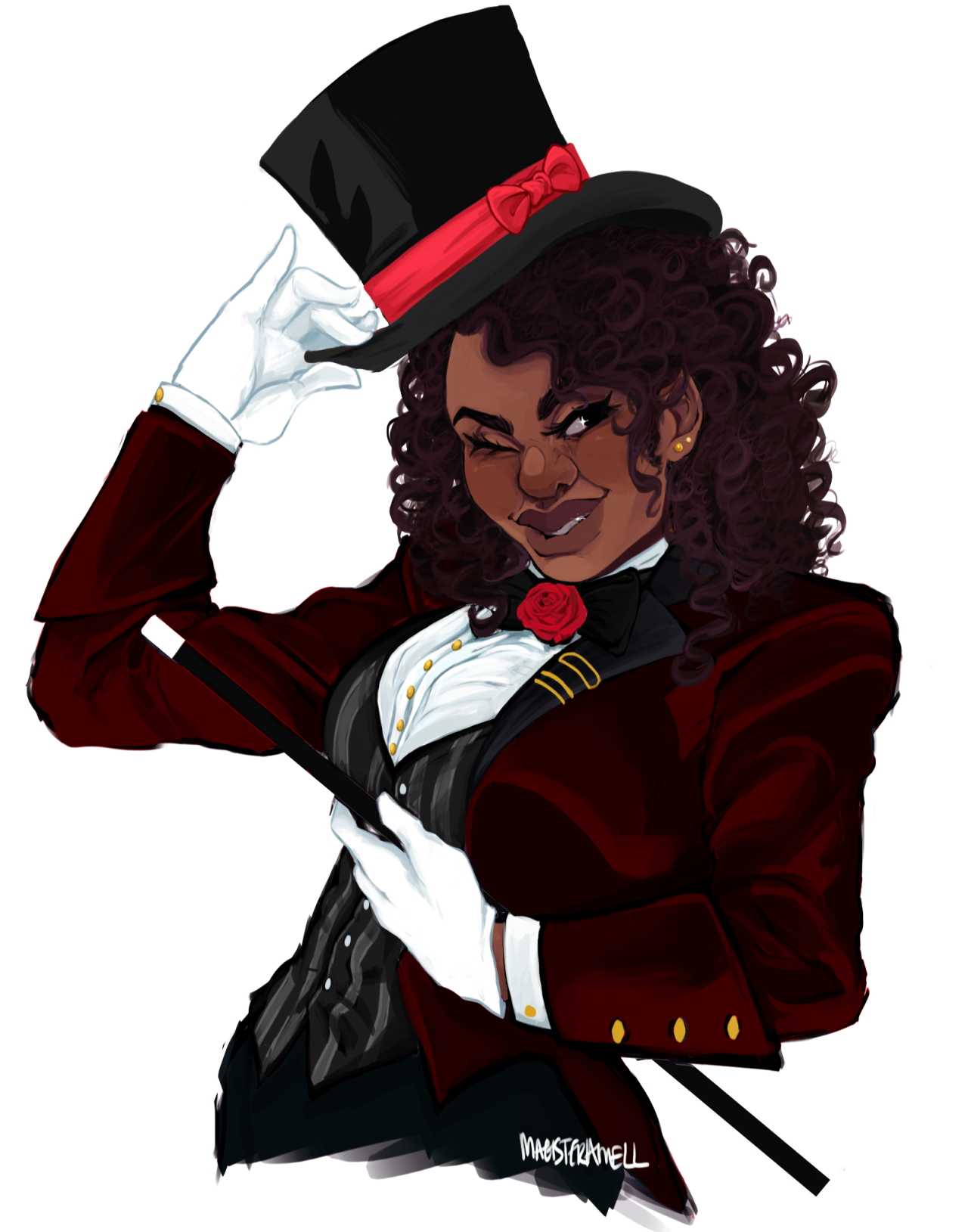 artsybizaar:recent commission for @exploring-the-horizon of their overwatch oc –