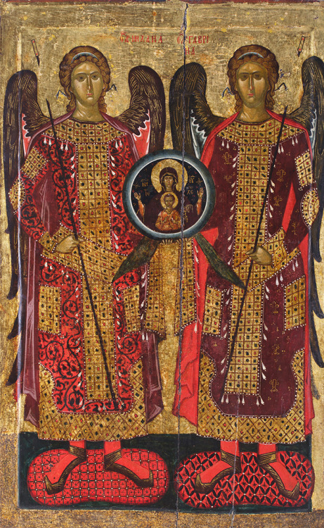 milkywayrollercoaster:Synaxis of the Archangels, mid 14th c. Bachkovo Monastery, the Church of the H