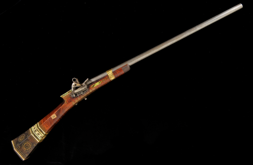 A very ornate 19th century Turkish Tufenk musket.