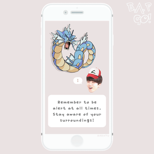 daehyu: pokemon go: B.A.P edition! (insp.) ☆