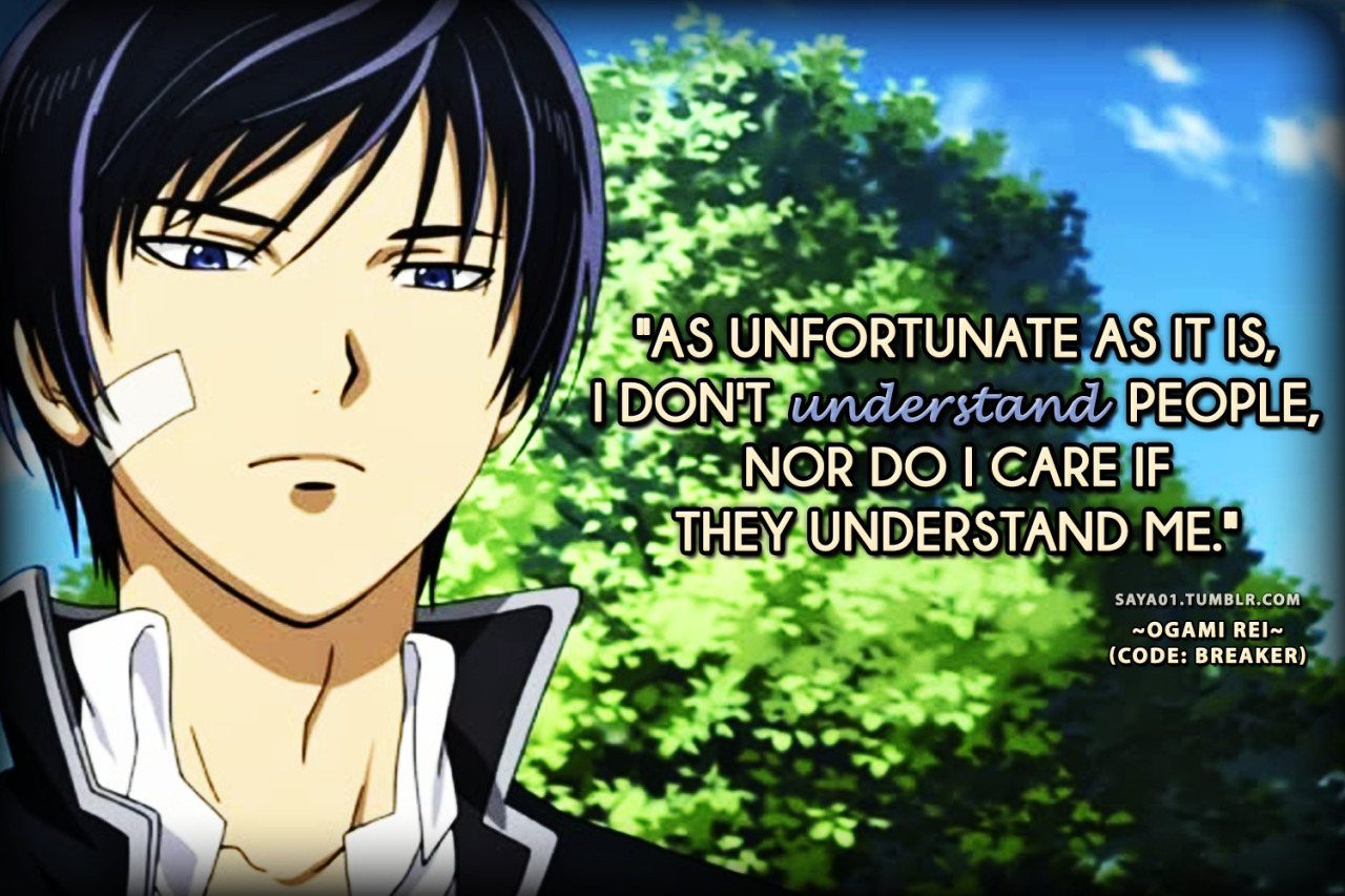 Anime Manga Quotes Code Breaker Anime List