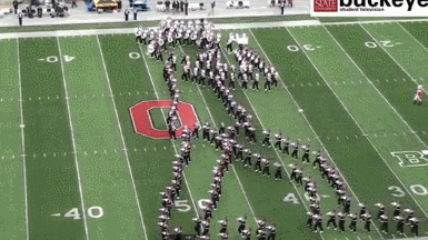 xmichaeljacksonx:  Ohio State University Marching Band Michael Jackson Tribute OSU vs Iowa 10-19-13 