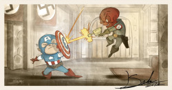 thecyberwolf:  Chibi Marvel  by Sacha Lefebvre Website - Tumblr - Twitter - Facebook