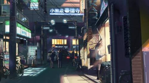 wednesdaydreams:faceless + spaces in 5 Centimeters Per Second/ 秒速5センチメートル (2007), dir. Makoto Shinka