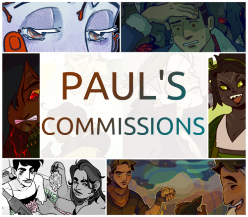 paulstation2: It’s been months since I’ve had any commission info up, so I finally sat d