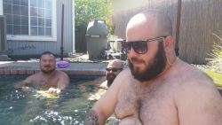 strongbears:  thecubhouse:  Pool fun this weekend!  FOLLOW @STRONGBEARS - www.strongbears.tumblr.com