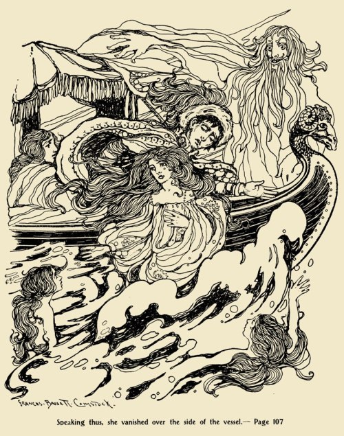 &ldquo;Undine&rdquo; illustrated by F. Bassett Comstock, 1911.