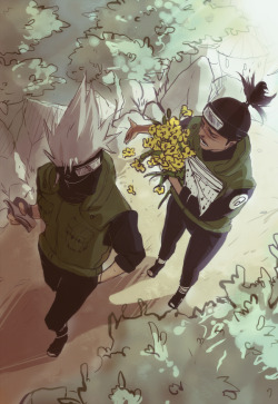 ollyyollyy:  Kakashi/Iruka by Oriental-Lady