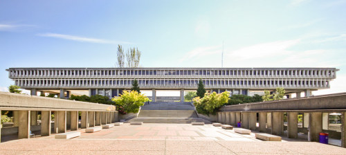  Academic Quadrangle, Simon Fraser University, Burnaby, project by Arthur Charles Erickson and Geoff