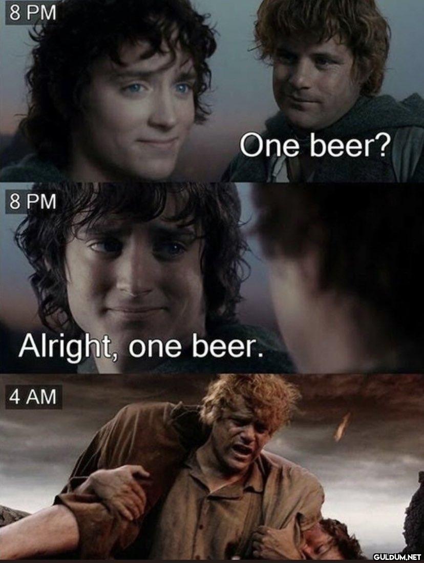 8 PM 8 PM One beer?...