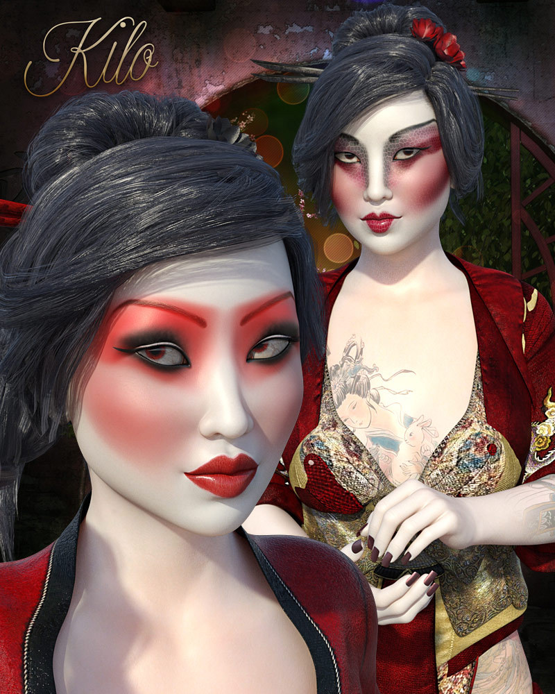  Character for Genesis 3 Females   By: hotlilme74 and TwiztedMetal! Kilo is a beautiful