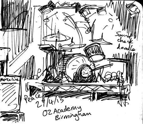Yep. I Went To See Peace Play In Birmingham. I Didnt Draw Them - The Guys In The Sketches Are From Jaws.