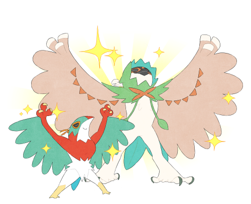 jamiedraws: Bird pals with the same body shape.