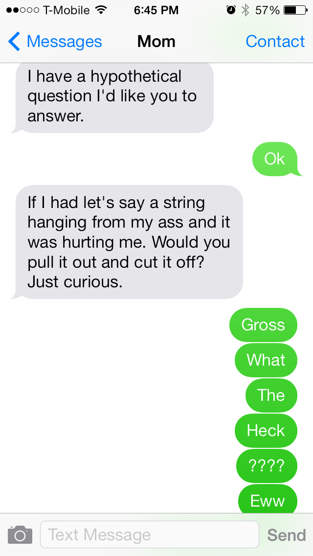 Ladies and Gentlemen, I give you my Mother. Â Youâ€™re welcome. Â lol&hellip;.