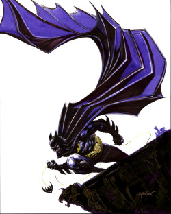 brianmichaelbendis:  Dark Knight by Rafael