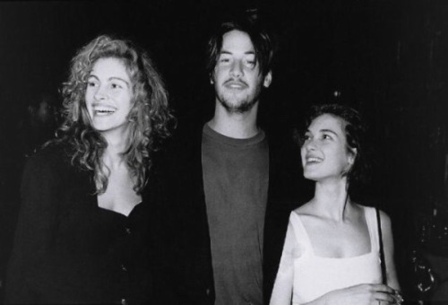 camewiththeframe: Winona Ryder, Keanu Reeves, Jodie Foster and Julia Roberts, at Indie Spirit Awards