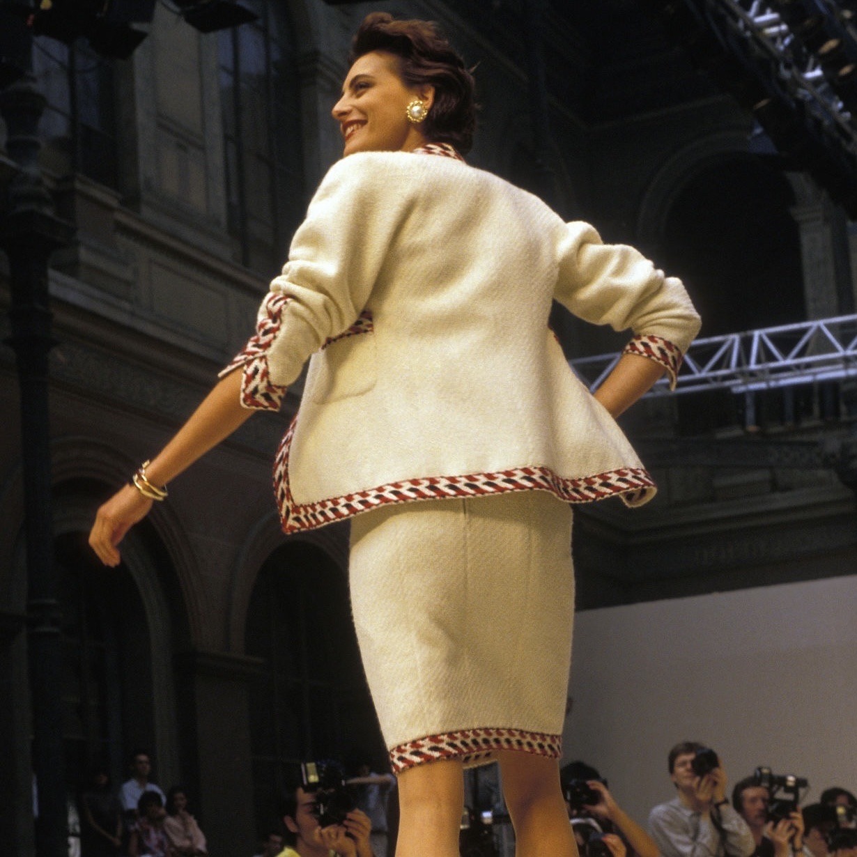 Vintage Paris: Comeback of the legendary Chanel model INÈS DE LA FRESSANGE..