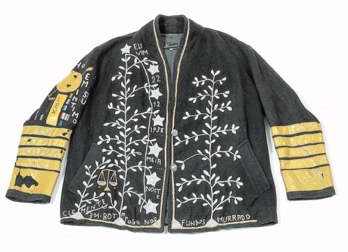 8ur:st-aloysius:liverodland:The incredible embroidered jackets of Brazilian outsider artist Bi