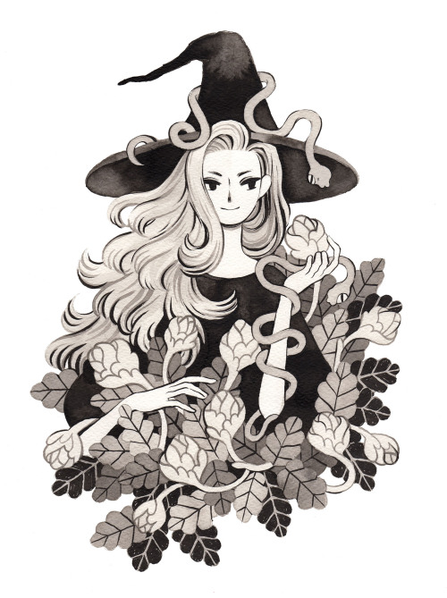 heikala: Botanist witch and her serpent familiars