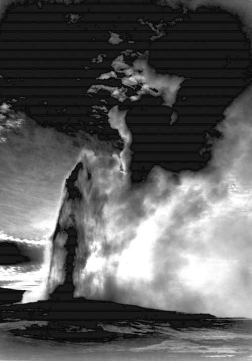 Old Faithful at low lightIn 1941, nature photographer Ansel Adams traveled through a number of natio