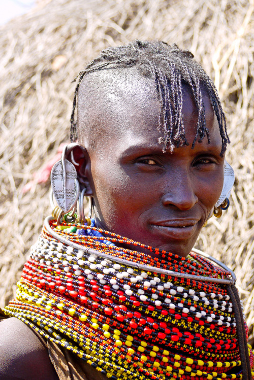 The Turkana are a Nilotic people native to the Turkana County in northwest Kenya, a semi-arid climat