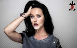 faker-delirium:  Katy Perry - Just a practice test on cumshot fakes