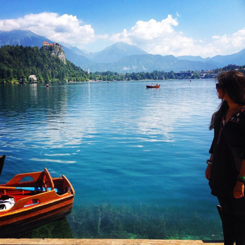 Slovenia.. Take me back! What a beautiful place   #nostalgia #summer #interrail #lakebled #slovenia 