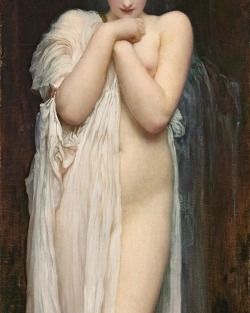 1cecxla:  myfairylily:’Crenaia, The Nymph of the Dargle’ by Frederic Leighton, 1880  