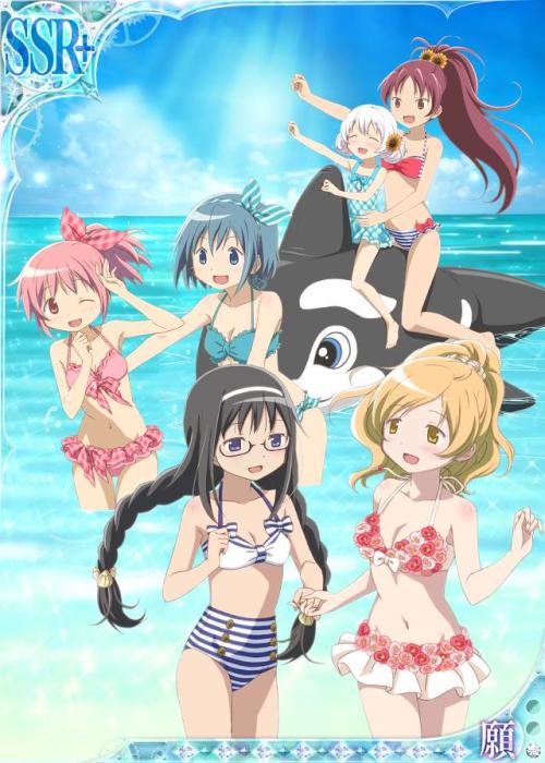 thekusabi: Official Madoka Magica Memories of Summer 2015 series artwork!