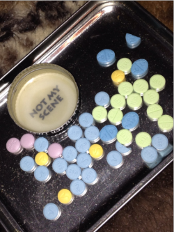 dextroverted:  Klonopin / Adderall / Ambien / Flexeril 