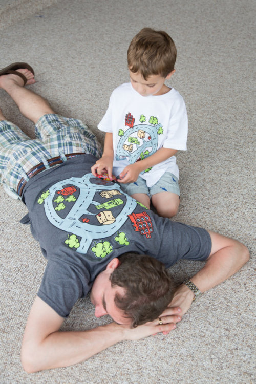 meme-mage:    DadMAT Road Map Play Shirt Gift for Dad, Husband, New Dad, or Grandpa     Gift for HIM from the Kids. Race Track Play Mat ShirtFREE DOMESTIC First Class SHIPPING if you pin, post, share, tweet. Send us the shared link for a code 