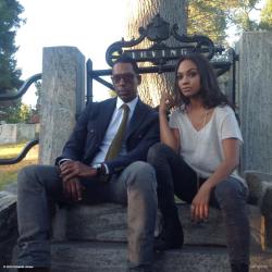 theorlandojones:  The Family Plot #Jirving #MrAndMrsBAMF #SleepyHollowView more Orlando Jones on WhoSay 