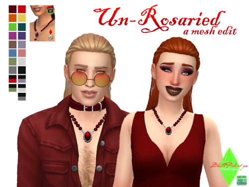 Unrosaried: A Mesh EditA friend of mine asked if I would be willing to make a new version of my rosa