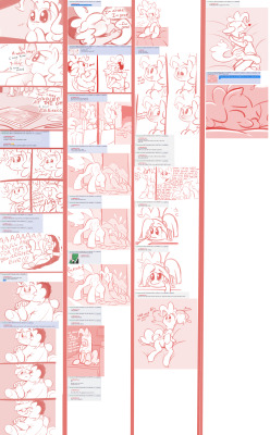 kinkiepie:  braeburned:  (HD) Part 2 of the Pinkie Pie Sleepover miniquest thing! (a nsfw update is soon to come) I have a lot of fun doing these they’re super cute and fun Here’s the first one!  omg if this was a colored comic book… AHHHHHHHHHHH