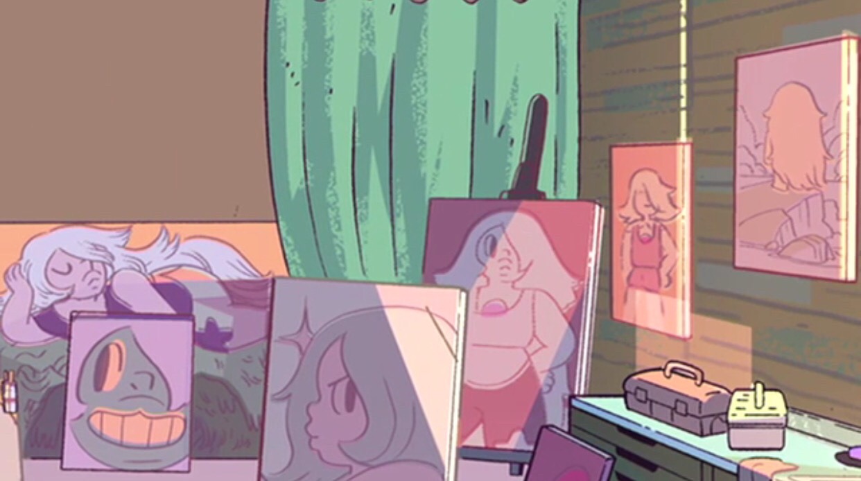 theawesomeadventurer:  all the art of Amethyst from the Onion preview  &gt; .&lt;