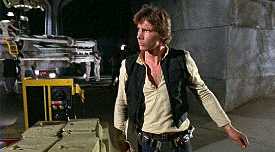pixelrey:Footage of Peter Mayhew and Harrison Ford on the set of A New Hope from the documentary The