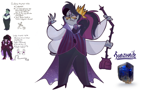 Tanzanite The Fusion Of Guillermo And Ladja Or Pearl And Rubellite I Made Them Have A Midnight Kinda