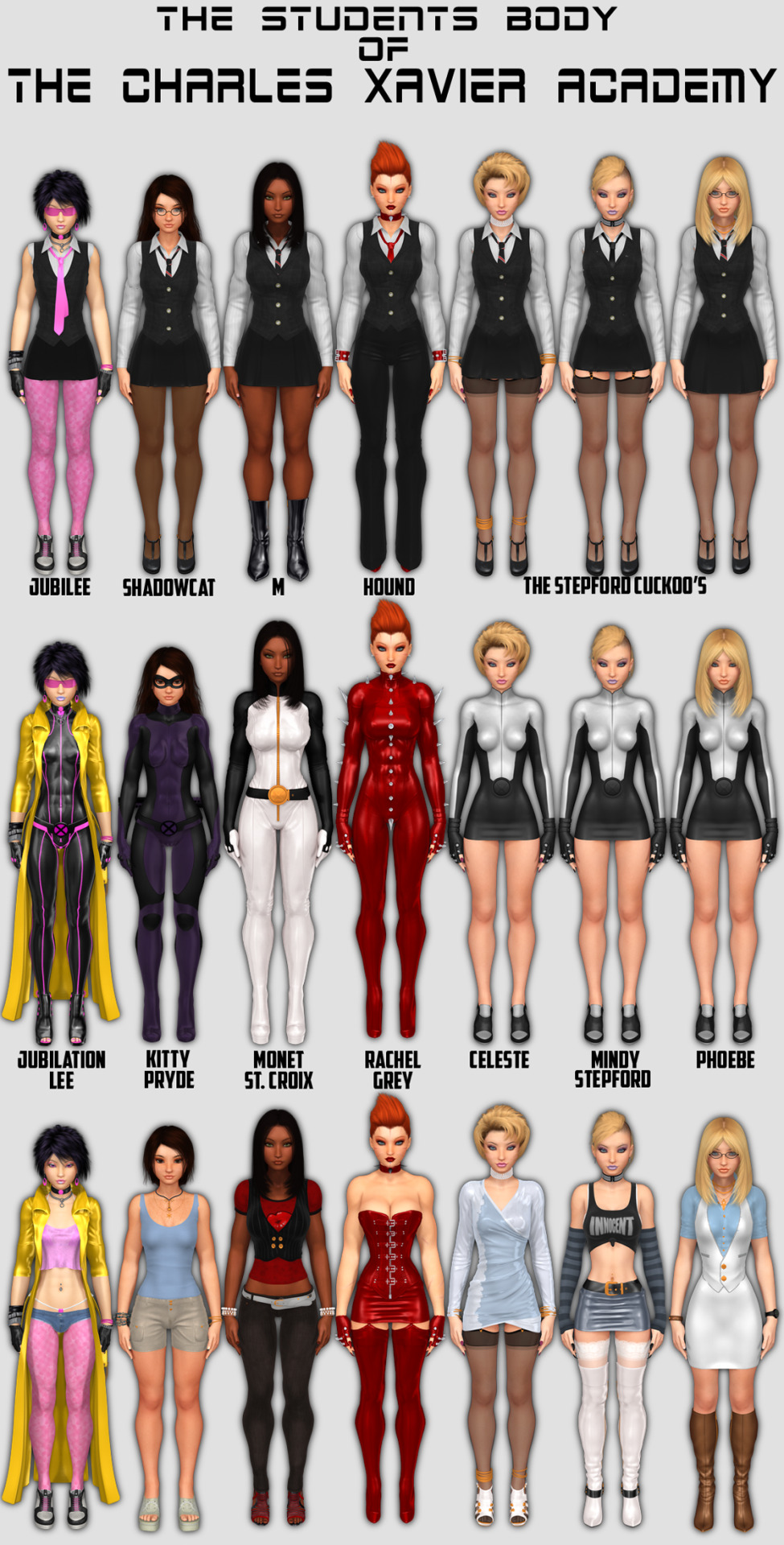 petercottonster:  Alright, so since I finally updated all of the combat outfits,