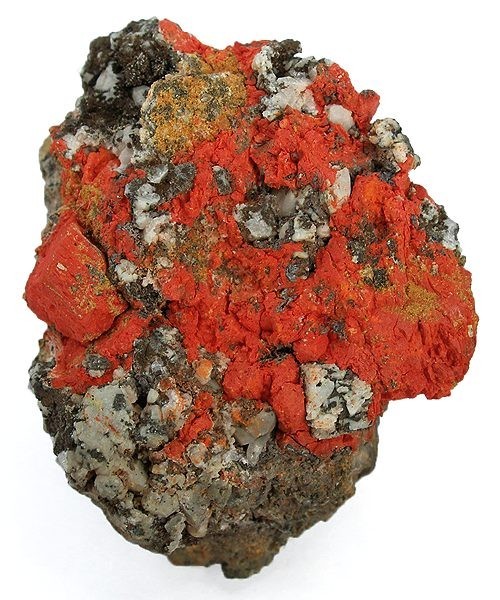 Minium, a naturally occurring form of lead tetroxide (aka Red Lead) - Arizona
