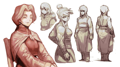 rough chichi sketches