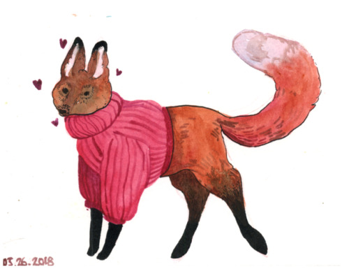 sincerelyegg:Day 1181: happy fox!!