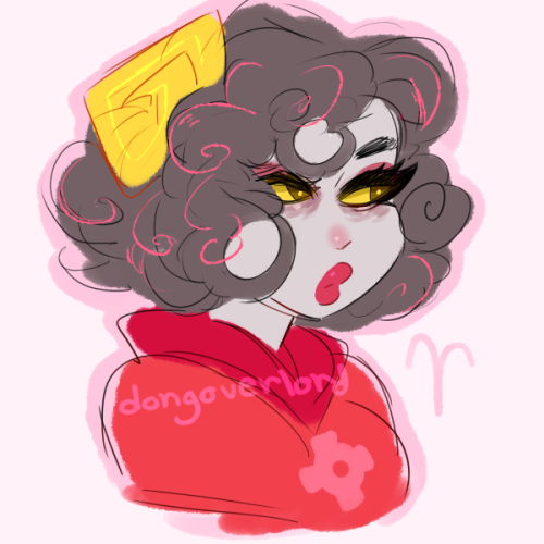 dongoverlord: sighs sleepily,,, aradia looks p nice with short hair commission info