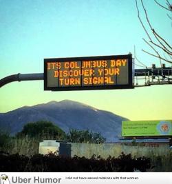 omg-pictures:  Local traffic sign getting a little snappy.http://omg-pictures.tumblr.com 