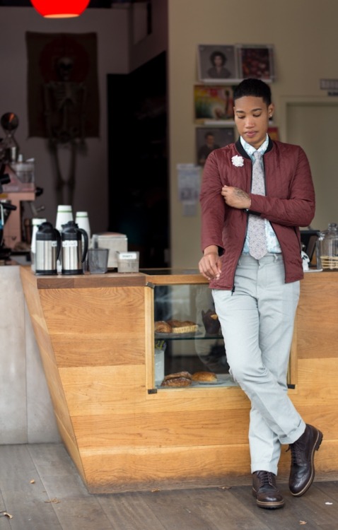 shedoeshimfashion:  shedoeshimfashion:  Coffee a day keeps a smile on my face. Went to my neighborhood coffee shop for a cup of one of the best pulls I’ve ever tasted. Of course my partner in crime @nova_brown snapped away. Hope you like!   H