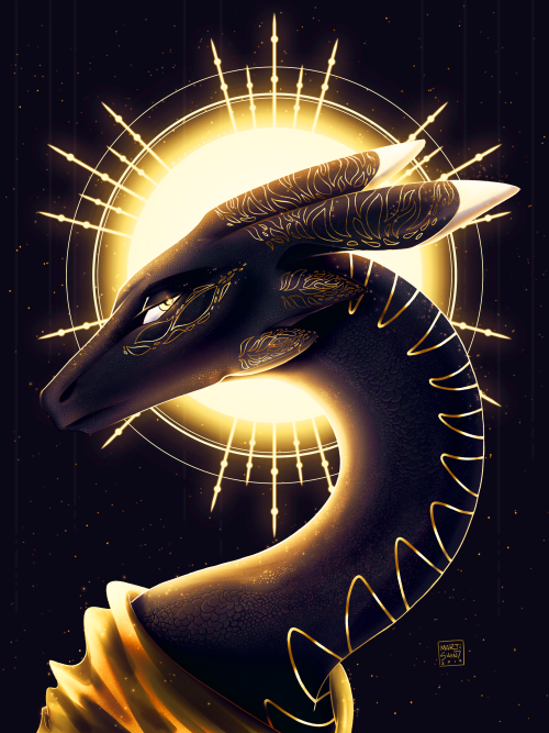 Corona by MartiSilentI think another dragon piece where my hand slipped for 4 days straight was seve