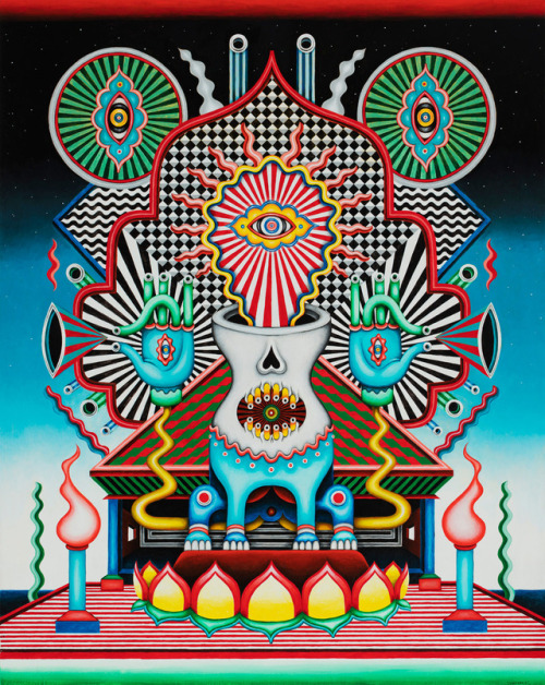 supersonicart:  Yu Maeda, Paintings. Visually kinetic paintings from Los Angeles-based artist Yu Mae