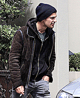 Theo James out & about in Vancouver (04/20/11) +