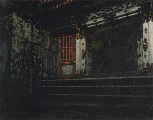 artist-vereshchagin: Entrance to a Temple in Nikko, Vasily Vereshchagin Medium: oil,canvas